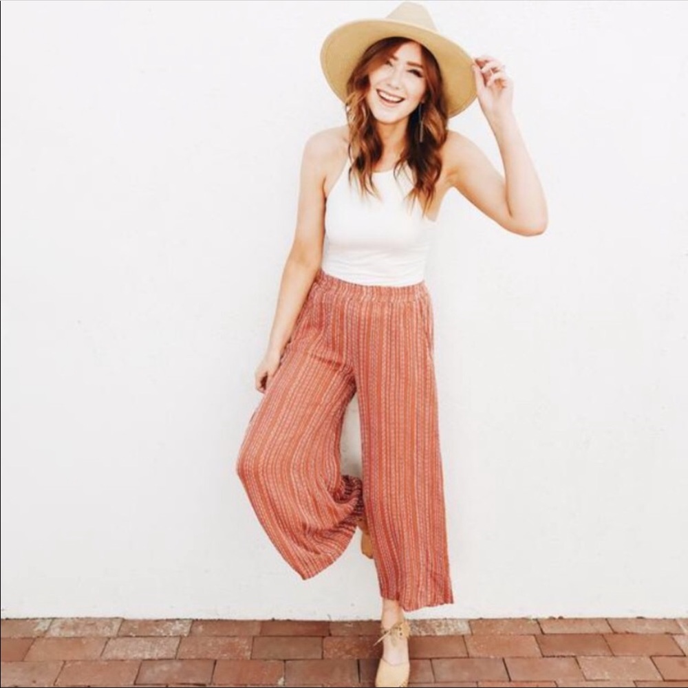 CJLA Santa Barbara pants in “rust”